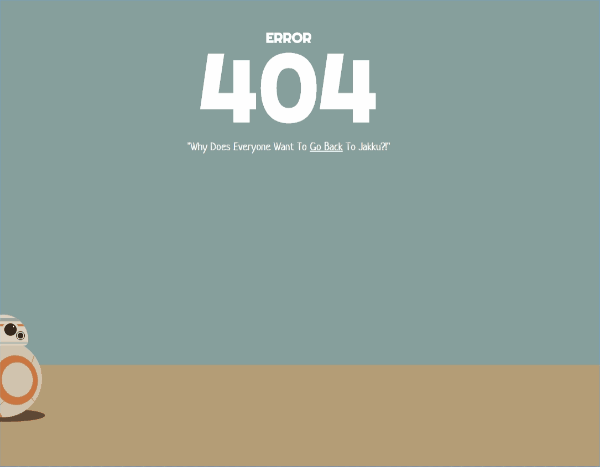 Gif for 404 error